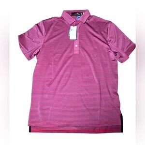 Men's Striped Polo golf Shirt - men’s M